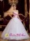 San Francisco de Macoris Dominican Republic Pretty Strapless White and Fushcia Princess Quinceanera Dress With Sweetheart Appliques Decorate For Sweet 16 Party