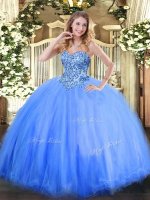 Stylish Blue Sweetheart Lace Up Appliques Ball Gown Prom Dress Sleeveless(SKU SJQDDT1157002-1BIZ)