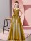 Sweet Brown Empire Tulle Scoop Sleeveless Beading and Lace Floor Length Zipper Quinceanera Court Dresses