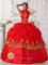 Boulder Montana/MT Hot Pink Halter Embroidery Special Quinceanera Gowns With Pick-ups For Sweet 16