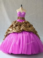 Gorgeous Ball Gowns Sleeveless Lilac Quince Ball Gowns Brush Train Lace Up(SKU PSSW1051-12BIZ)