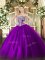 Clearance Strapless Sleeveless Tulle Sweet 16 Dresses Beading Lace Up