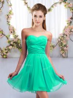 Super Sweetheart Sleeveless Chiffon Dama Dress Ruching Lace Up(SKU BMT0434-6BIZ)