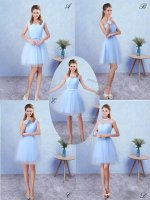 Admirable Sleeveless Ruching Lace Up Dama Dress for Quinceanera