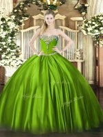 Chic Sleeveless Lace Up Floor Length Beading Sweet 16 Dress(SKU SJQDDT1381002-3BIZ)