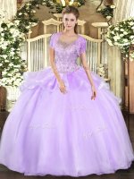 Inexpensive Floor Length Ball Gowns Sleeveless Lavender 15th Birthday Dress Clasp Handle(SKU SJQDDT1009002-1BIZ)
