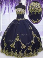 Hot Sale Sleeveless Zipper Floor Length Appliques 15th Birthday Dress(SKU PSSW028-8BIZ)