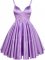 Spaghetti Straps Sleeveless Elastic Woven Satin Dama Dress for Quinceanera Lace Lace Up