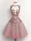 Custom Made Sleeveless Lace Lace Up Quinceanera Court Dresses
