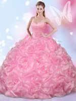 Flare Sleeveless Lace Up Floor Length Beading Quinceanera Dress(SKU SJQDDT815002BIZ)