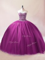 Purple Sleeveless Floor Length Beading Lace Up Quinceanera Dress(SKU PSSW1118-1BIZ)