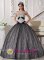 Beaumaris Gwynedd Paillette Over Skirt New Style For Sweetheart Quinceanera Dress Beaded Decorate Bust Ball Gown