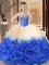 Gorgeous Multi-color Quinceanera Gowns Sweet 16 and Quinceanera with Beading and Ruffles Sweetheart Sleeveless Lace Up