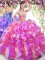 Discount Multi-color 15th Birthday Dress Military Ball and Sweet 16 and Quinceanera with Beading and Ruffles Sweetheart Sleeveless Lace Up