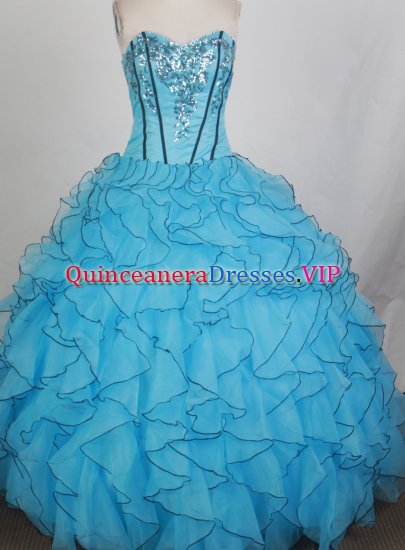 Clearance Ball Gown Sweetheart Floor-length Quinceanera Dress ZQ1242601 - Click Image to Close