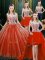 Stunning Four Piece Sleeveless Beading and Lace Zipper 15th Birthday Dress
