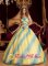 North Manchester Indiana/IN Low price Ombre Color Quinceanera Dress Sweetheart Beading Decorate Bust Organza Ball Gown