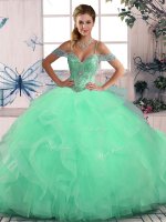 Stunning Floor Length Ball Gowns Sleeveless Apple Green Sweet 16 Quinceanera Dress Lace Up(SKU SJQDDT2072002-9BIZ)