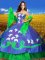 Fine Multi-color Sweetheart Lace Up Embroidery Quinceanera Gown Sleeveless