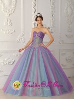 Maryland Heights Missouri/MO Multi-color Quinceanera Dress For Elegant Style Sweetheart Tulle Beading Stylish Ball Gown