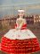 Eye-catching Floor Length Red Pageant Dress Womens Straps Sleeveless Lace Up