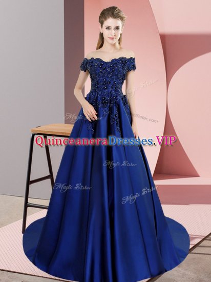 Sleeveless Court Train Lace Zipper Quince Ball Gowns - Click Image to Close