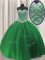 Discount Sleeveless Lace Up Floor Length Beading Sweet 16 Dress