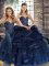 Sleeveless Lace Up Floor Length Beading and Ruffles Quinceanera Dresses