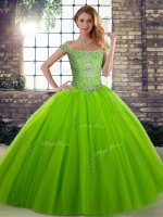 Smart Sleeveless Beading Floor Length Sweet 16 Quinceanera Dress(SKU SJQDDT2104002-5BIZ)