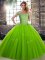 Smart Sleeveless Beading Floor Length Sweet 16 Quinceanera Dress