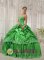 Beautiful Spring Green For Low Price Quinceanera Dress Beading and Applique Ball Gown IN Blanco Texas/TX