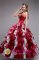 Studio City California Colorful Halter Top Appliques Decorate Ruffles Layed For Modest Quinceanera Dress Custom Made