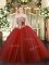 Sophisticated Strapless Sleeveless Tulle Quinceanera Dresses Beading Lace Up
