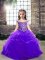 Excellent Sleeveless Lace Up Floor Length Beading and Ruffles Pageant Dress Womens