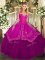 Long Sleeves Lace and Embroidery Lace Up Sweet 16 Quinceanera Dress