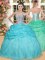 Trendy Sleeveless Beading and Pick Ups Lace Up 15 Quinceanera Dress