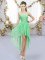 Glittering Sweetheart Sleeveless Chiffon Dama Dress for Quinceanera Beading Lace Up