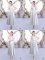 Silver Sleeveless Satin Lace Up Quinceanera Court Dresses for Wedding Party