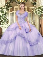 On Sale Sleeveless Beading and Appliques Clasp Handle 15th Birthday Dress(SKU SJQDDT1012002-1BIZ)