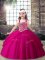 Low Price Tulle Sleeveless Floor Length Little Girls Pageant Dress Wholesale and Beading
