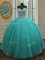 Chic Sweetheart Sleeveless Tulle Ball Gown Prom Dress Beading Lace Up