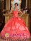 Decatur Indiana/IN Watermelon Red For Affordable Quinceanera Dress With Appliques