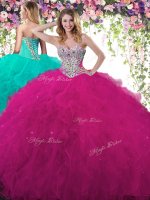 Sleeveless Beading and Ruffles Lace Up Sweet 16 Dresses(SKU YSQD015BIZ)