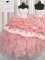 Sleeveless Appliques and Ruffles and Pick Ups Lace Up Vestidos de Quinceanera
