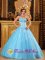 Baby Blue and Appliques Bodice For Quinceanera Dress With Sweetheart Tulle In Hillsboro West virginia/WV