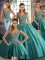 Inexpensive Straps Sleeveless Tulle Quince Ball Gowns Beading and Appliques Lace Up