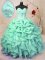 Hot Sale Pick Ups Floor Length Apple Green Quinceanera Gowns Sweetheart Sleeveless Lace Up