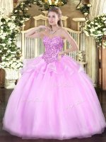 Most Popular Lilac Sleeveless Floor Length Appliques Lace Up 15th Birthday Dress(SKU SJQDDT1159002-3BIZ)