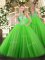 Custom Made Lace Up Quinceanera Dress Sequins Sleeveless Floor Length