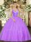 Vintage Tulle Sleeveless Floor Length Quinceanera Dress and Beading